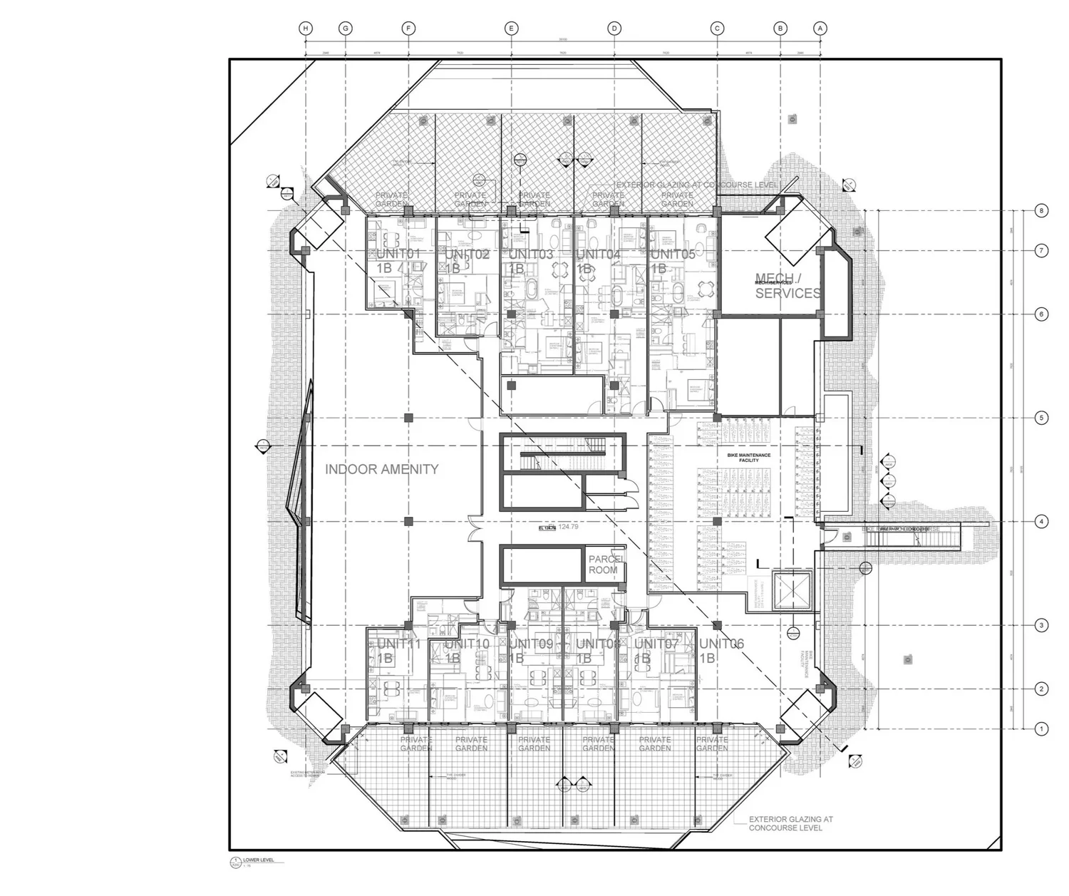 Lower Concourse Level Plan