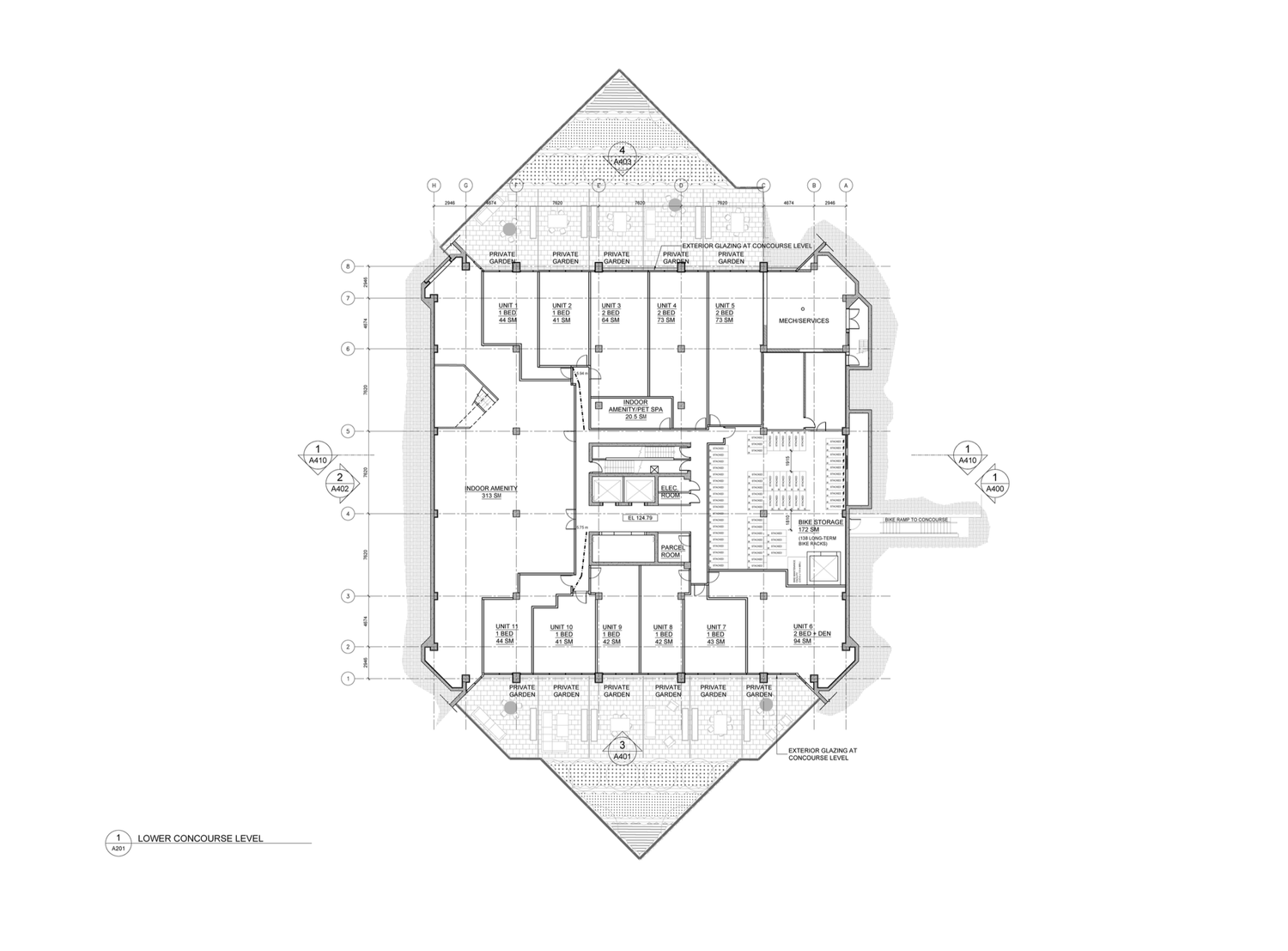 Lower Concourse Level Plan