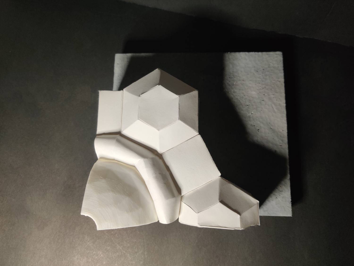 Physical Model of Lunar Habitat without the shell
