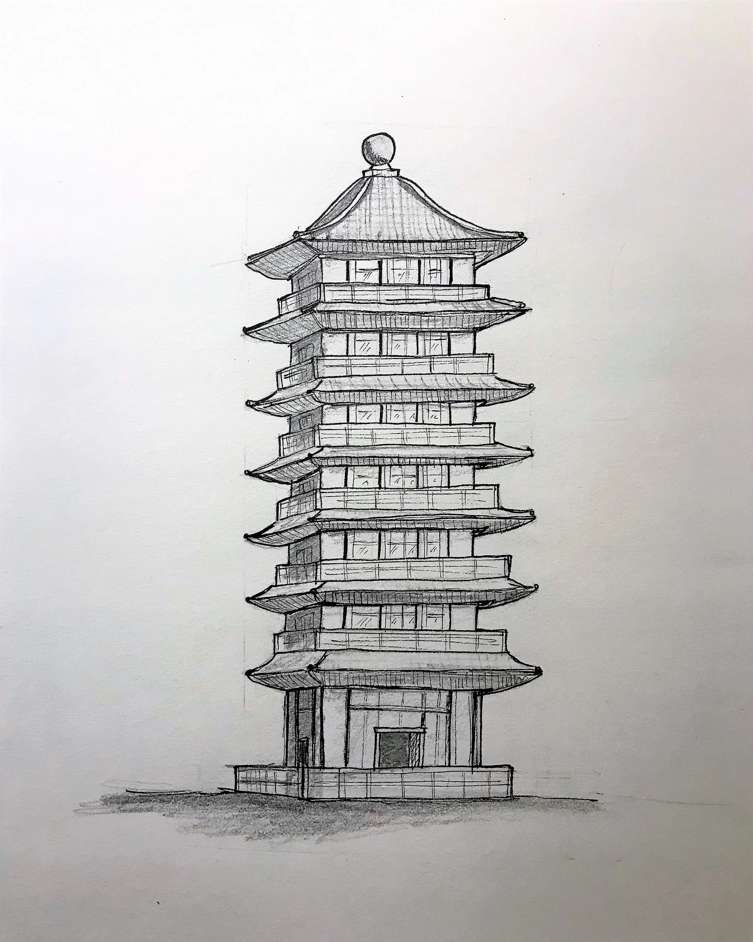 Pagoda - Fo Guang Shan Temple: Taipei