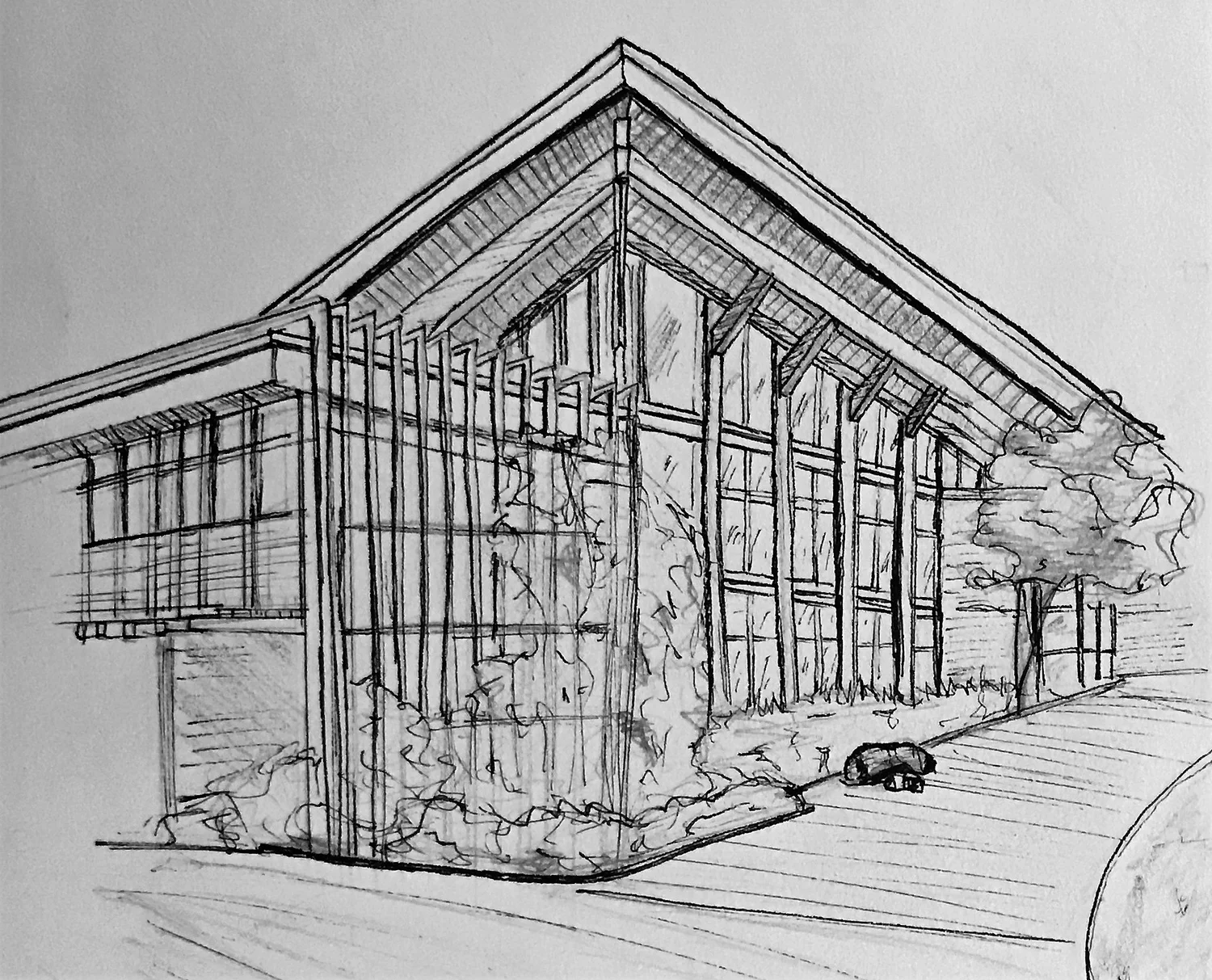 Perspective - The Beitou Branch of Taipei Public Library